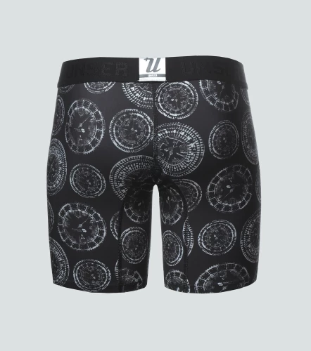 Marlon Boxer Microfibra Con Estampado De Reloj UnserNG
