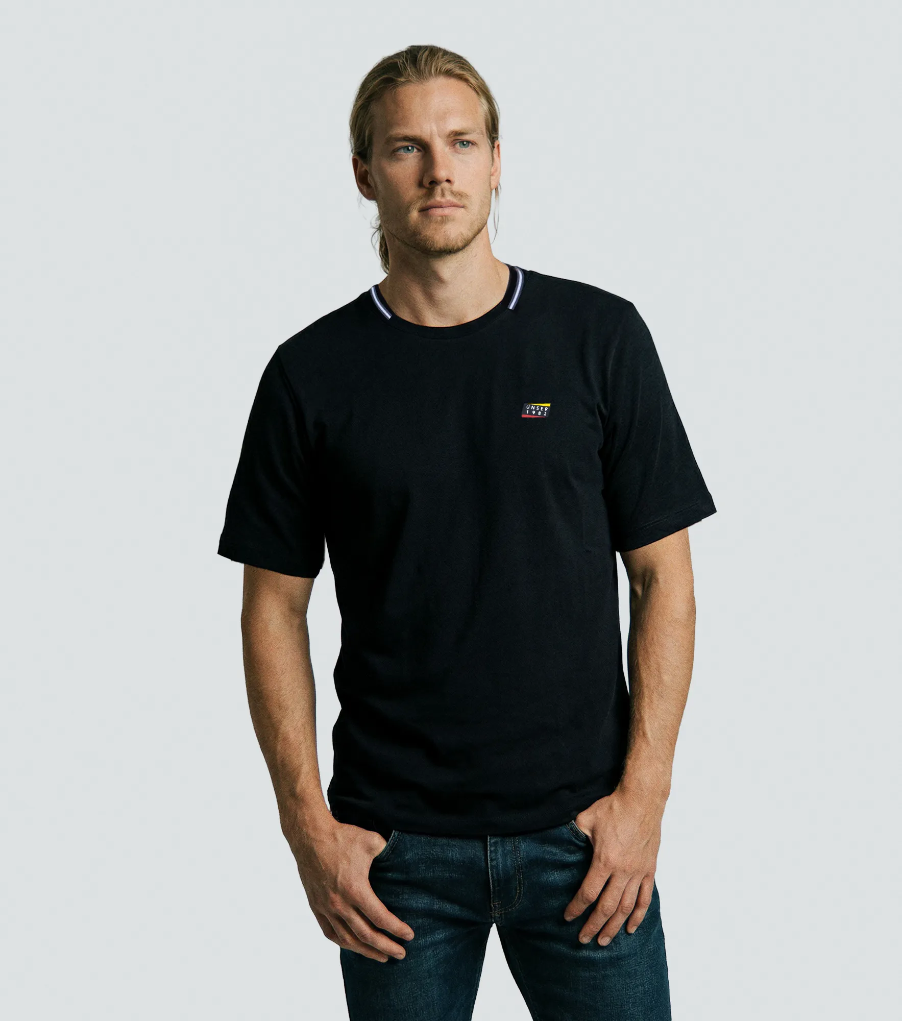 Comfort Noa Camiseta Unicolor Con Detalles Unser 837154 NG