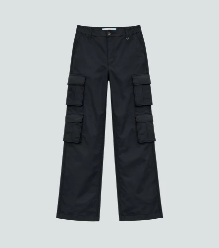 Barcelona Jean Para Mujer Tifanny Cargo En Cuerina DerekNG