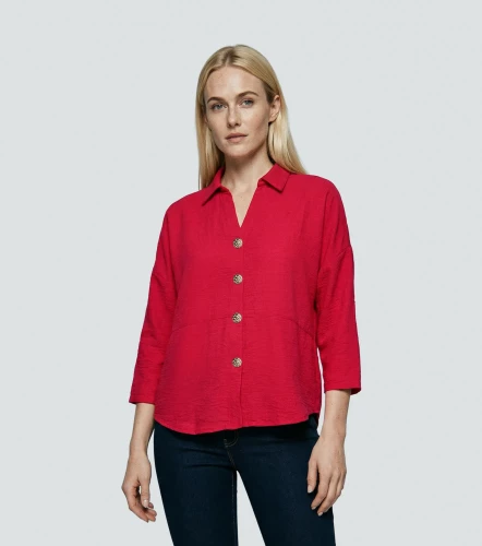 Blusa Para Mujer Manga Larga Unicolor DerekRJ