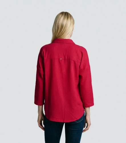 Blusa Para Mujer Manga Larga Unicolor DerekRJ