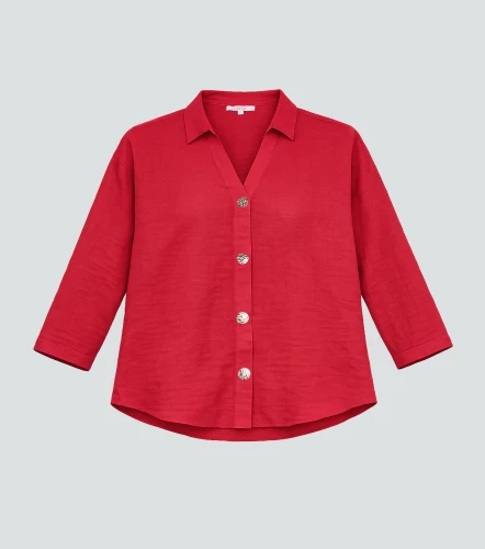 Blusa Para Mujer Manga Larga Unicolor DerekRJ