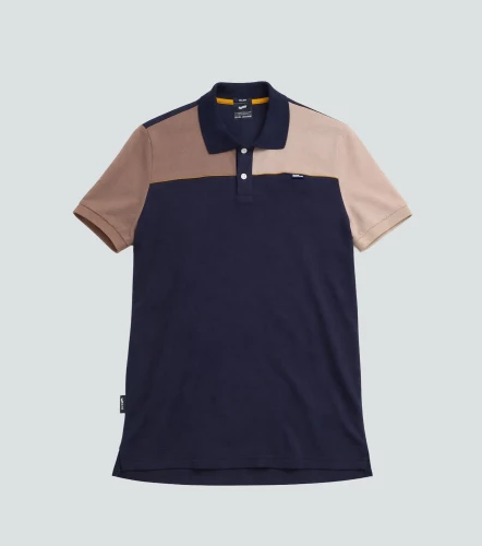 Arthur Polo Slim Fit Con Bloques MasculinaCU