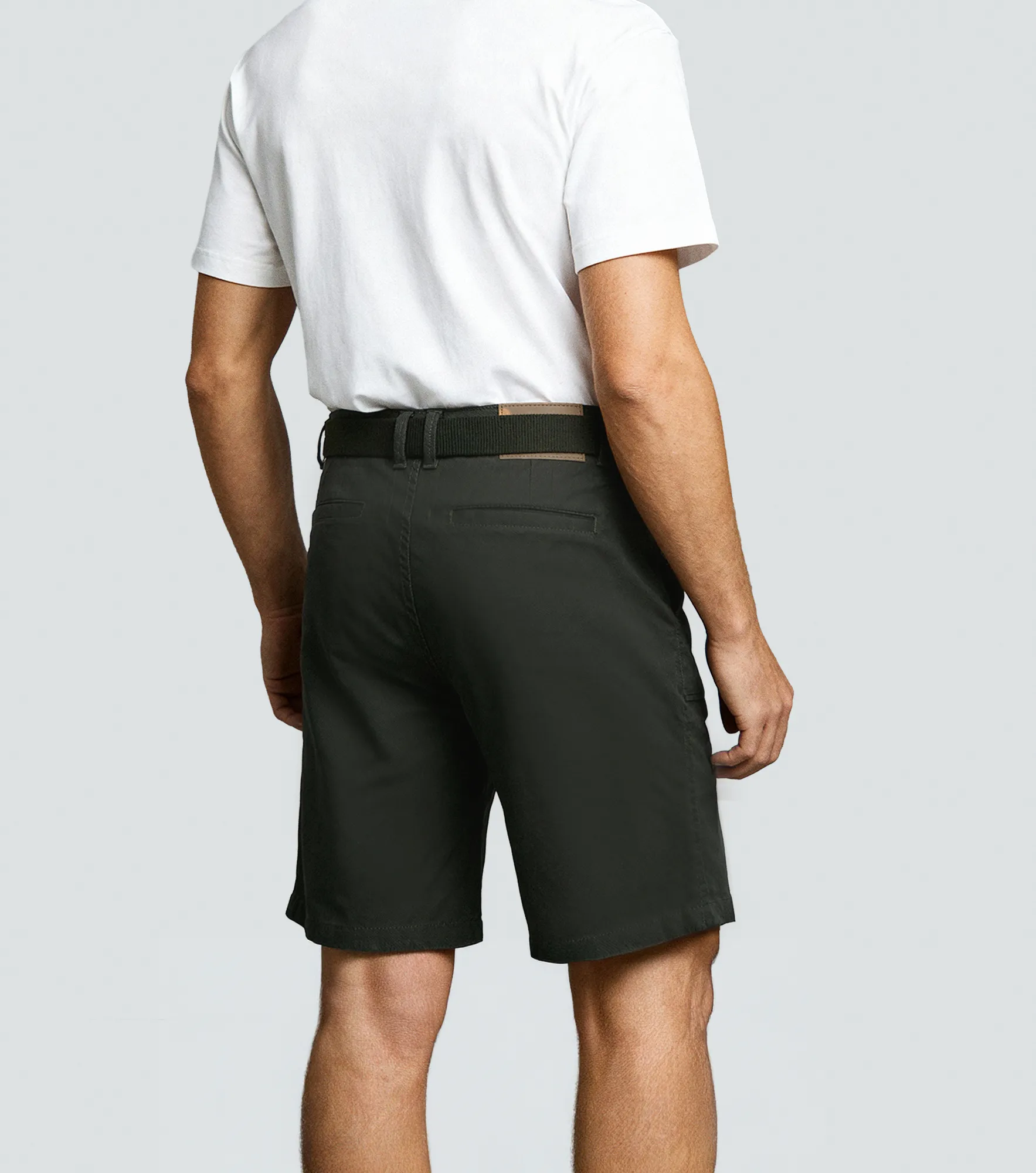 Alejo Bermuda En Dril Con Textura Unicolor Unser 836133 VD