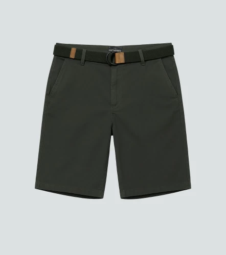 Alejo Bermuda En Dril Con Textura Unicolor UnserVD