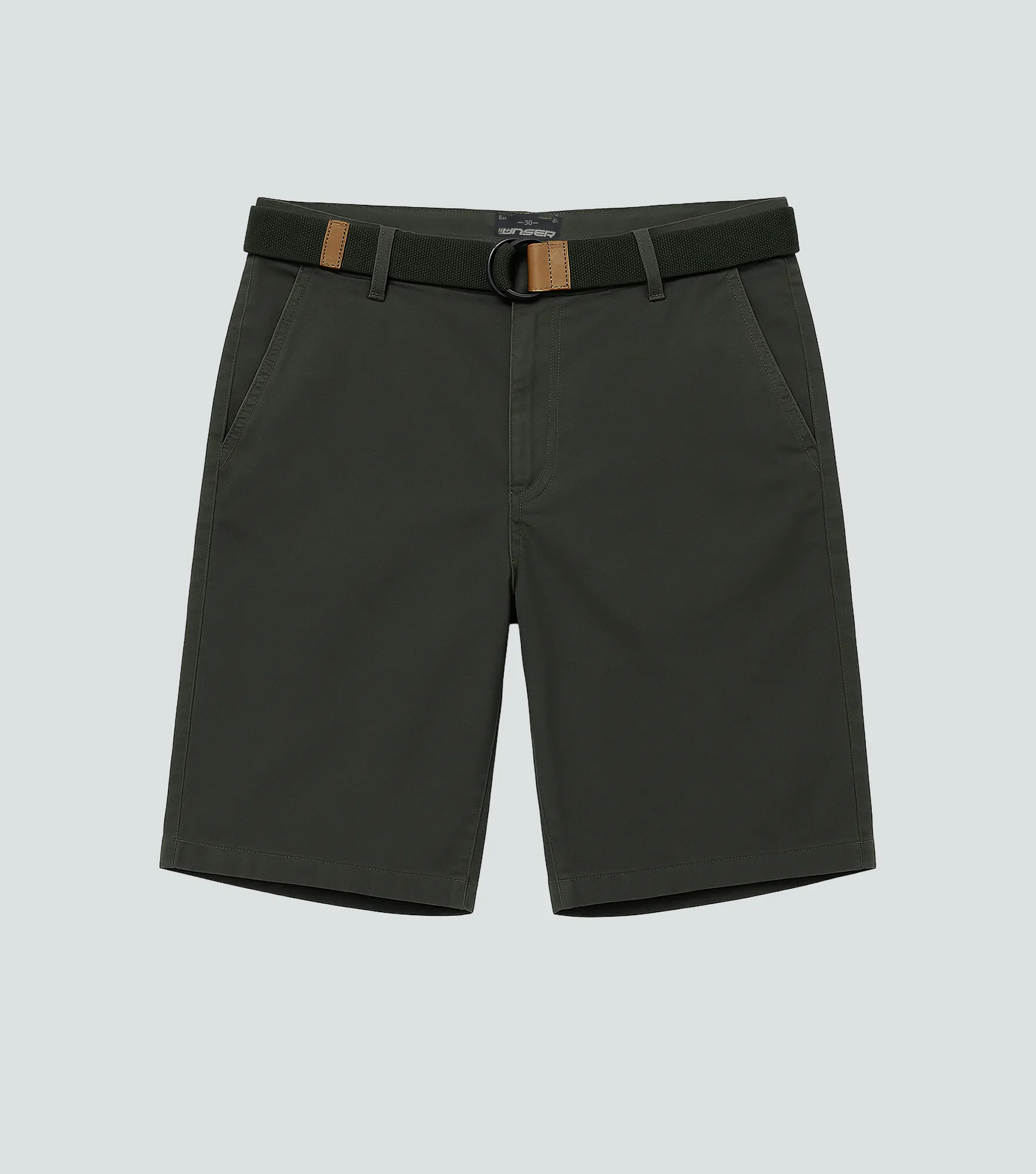 Alejo Bermuda En Dril Con Textura Unicolor Unser 836133 VD