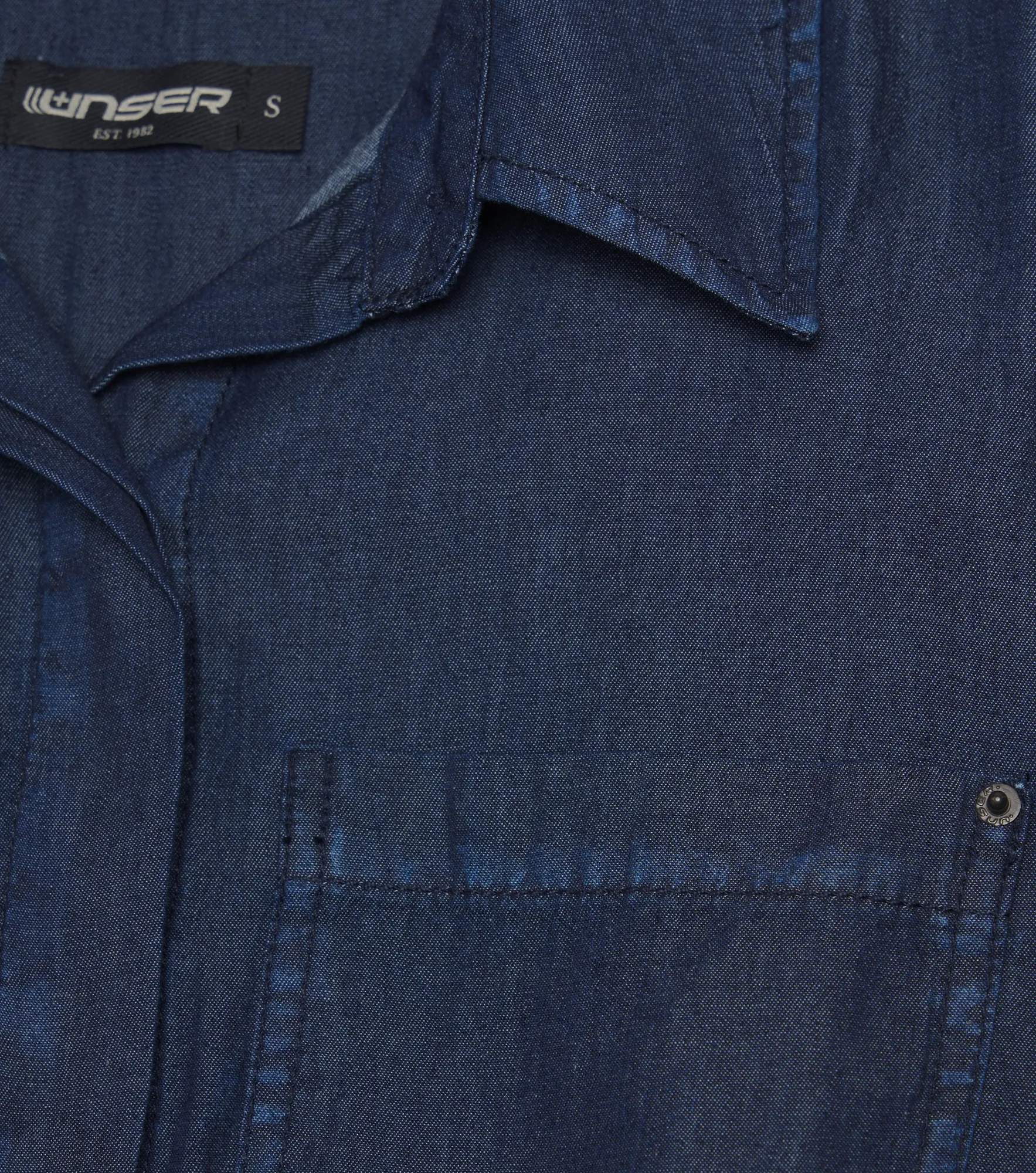 Ruby Vestido Manga Larga Con Cinturon Y Bolsillos En Delantero Unser 834444 AZ