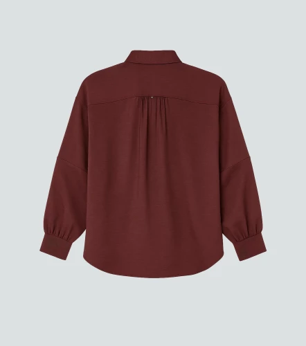 Blusa Camisera Para Mujer Unicolor Manga Ranglan DerekCF
