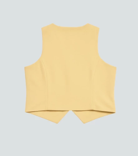 Chaleco Manga Sisa Con Botones En Delantero DerekAM