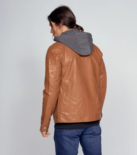 Chaqueta Para Hombre En Polipiel UnserCF
