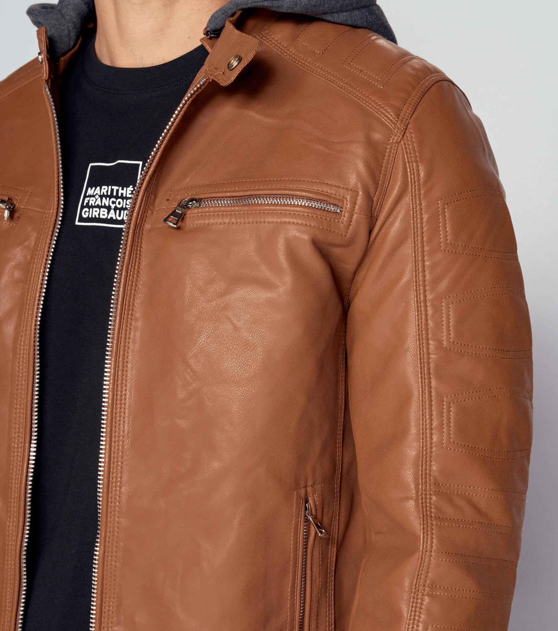 Chaqueta Para Hombre En Polipiel Unser 828426 CF