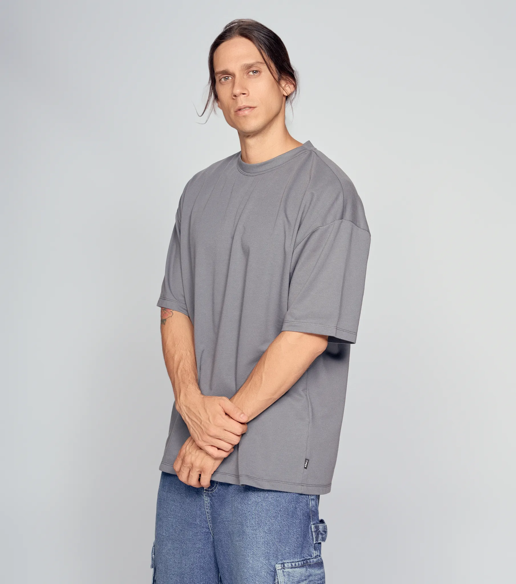 David T Shirt Extraoversize Estampada TyperGR