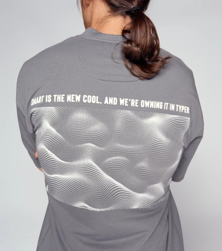 David T Shirt Extraoversize Estampada TyperGR