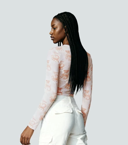 Dina Body Slim Fit Sublimado Manga Larga TyperPR