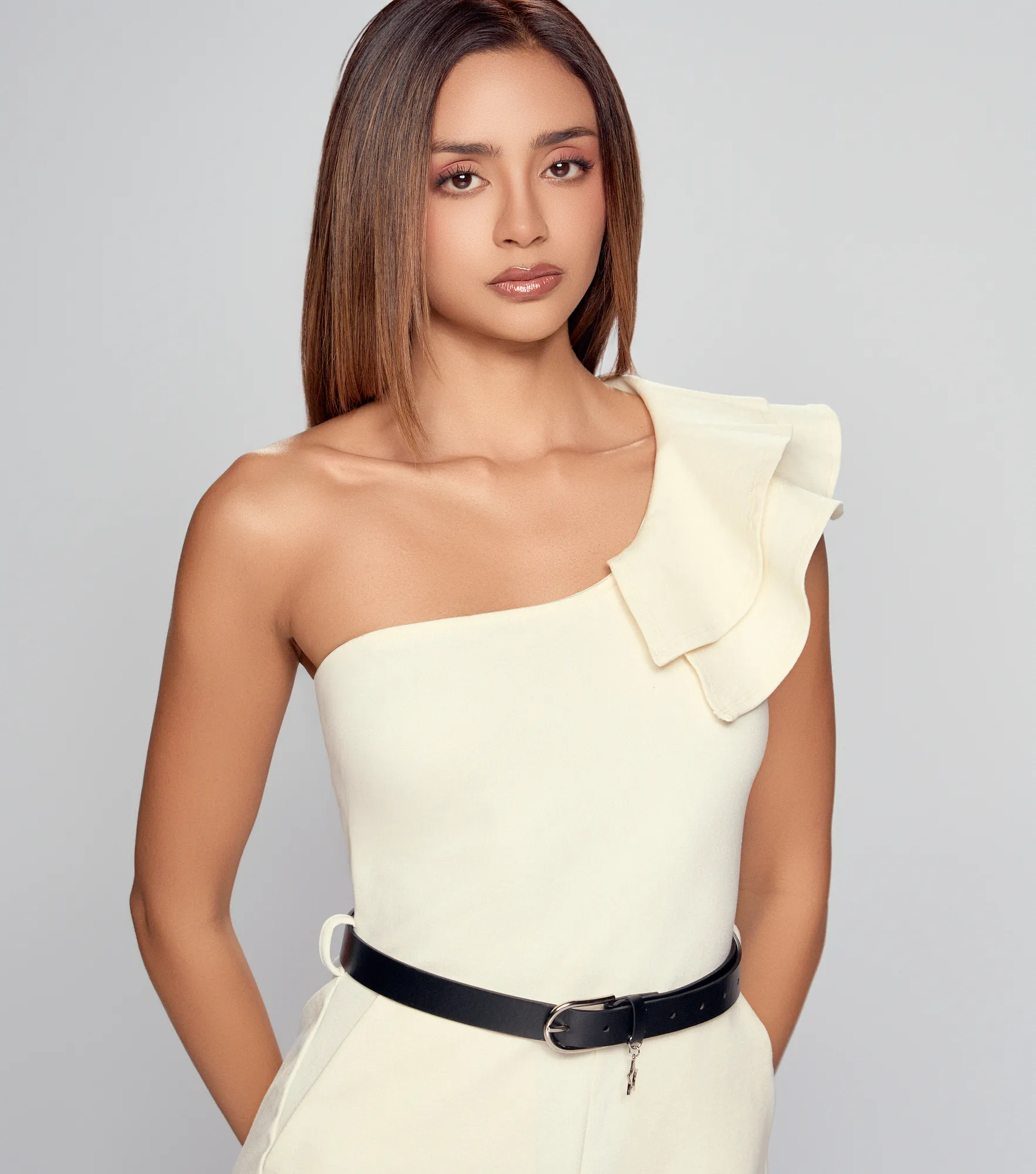 Enterizo Para Mujer Fernanda Medio Hombro Derek 833981 AR