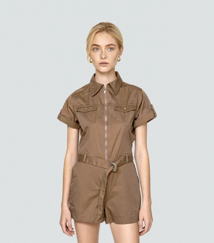 Enterizo Para Mujer Mechi Short Unicolor DerekKQ