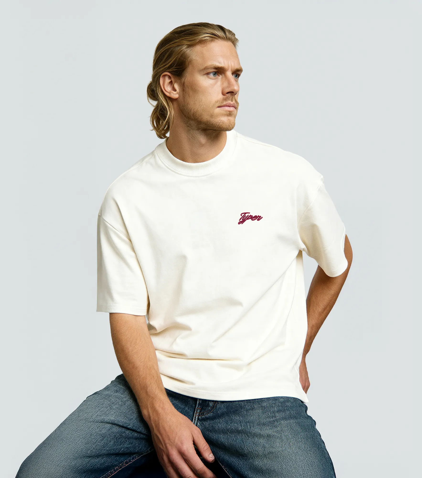 Gilver T Shirt Extraoversize Bordada Typer 835152