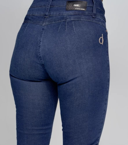Jean Para Mujer Con Pretina Ancha Y Corte Sin Bolsillos DerekAZ