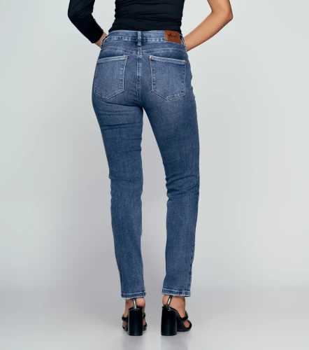 Jean Para Mujer Con Proceso Medio Paris Lauren DerekAZ