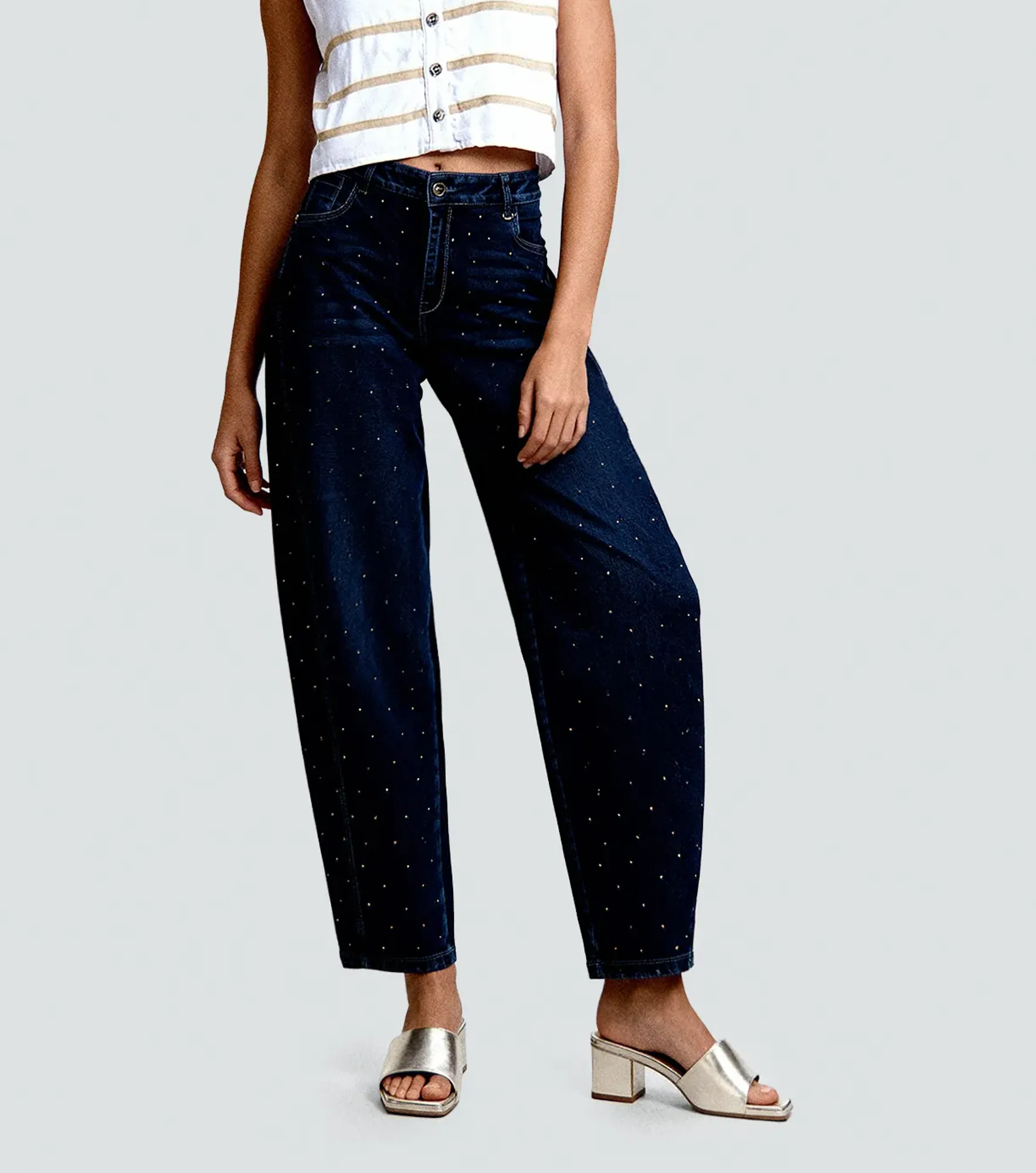 Jean Para Mujer Praga Candy Con Brillos Derek 836292 AZ