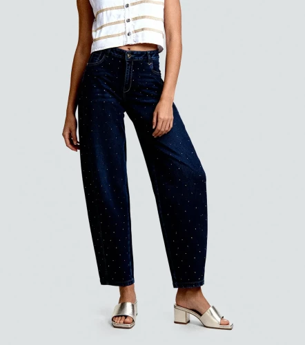 Jean Para Mujer Praga Candy Con Brillos DerekAZ