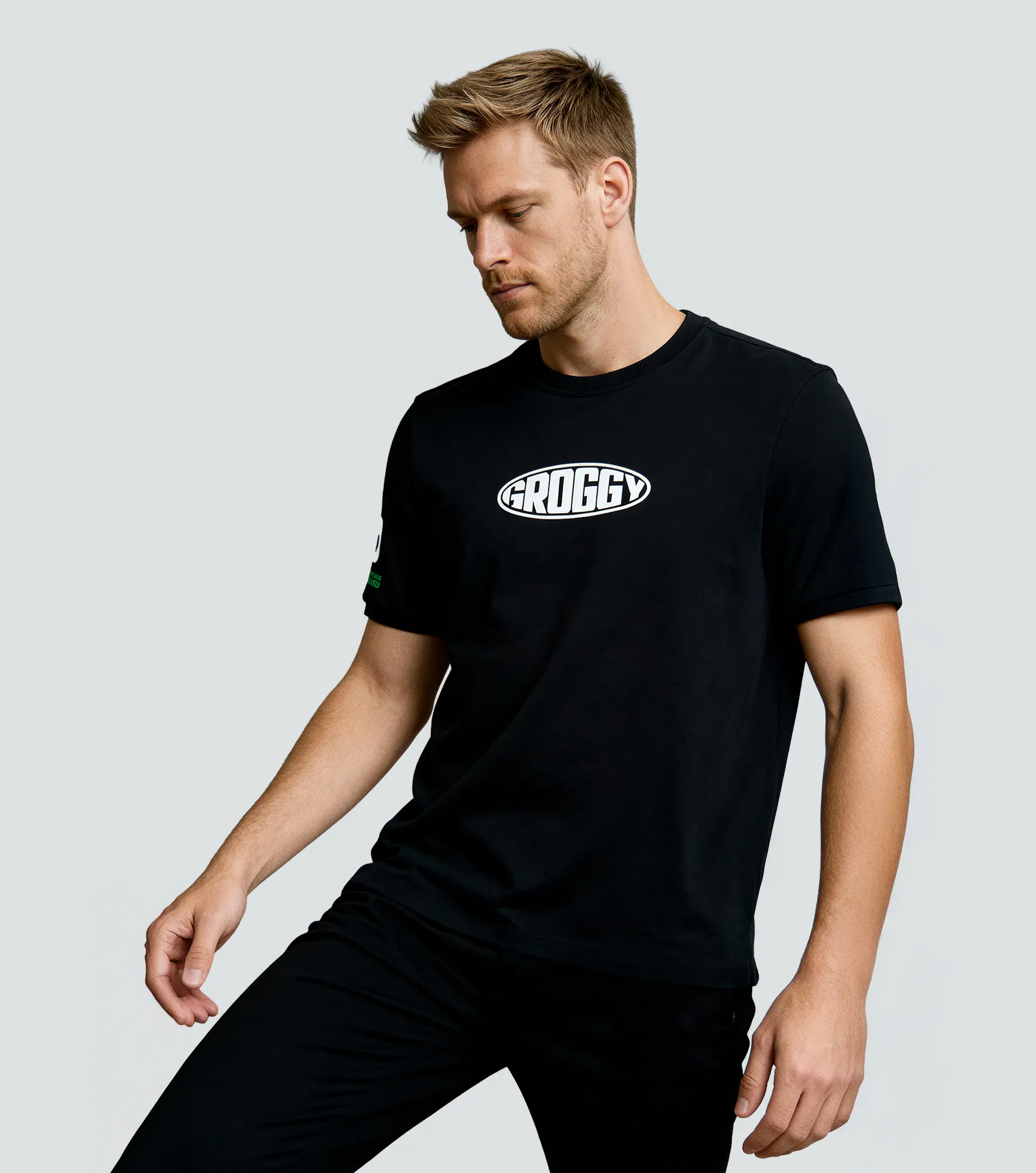 Kine T Shirt Slim Masculina Groggy 834584 NG