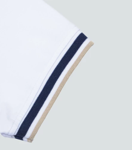 Mary Blusa Polo Con Cortes Cuello Y Punos Tejidos UnserBL