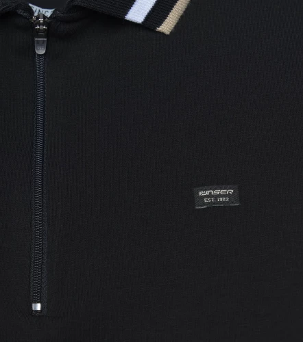 Mary Blusa Polo Con Cortes Cuello Y Punos Tejidos UnserNG