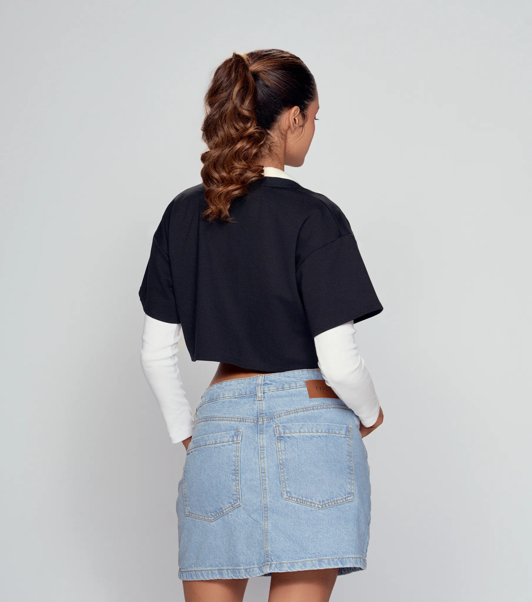 Mika Blusa Boxy Con Tejidos TyperNG