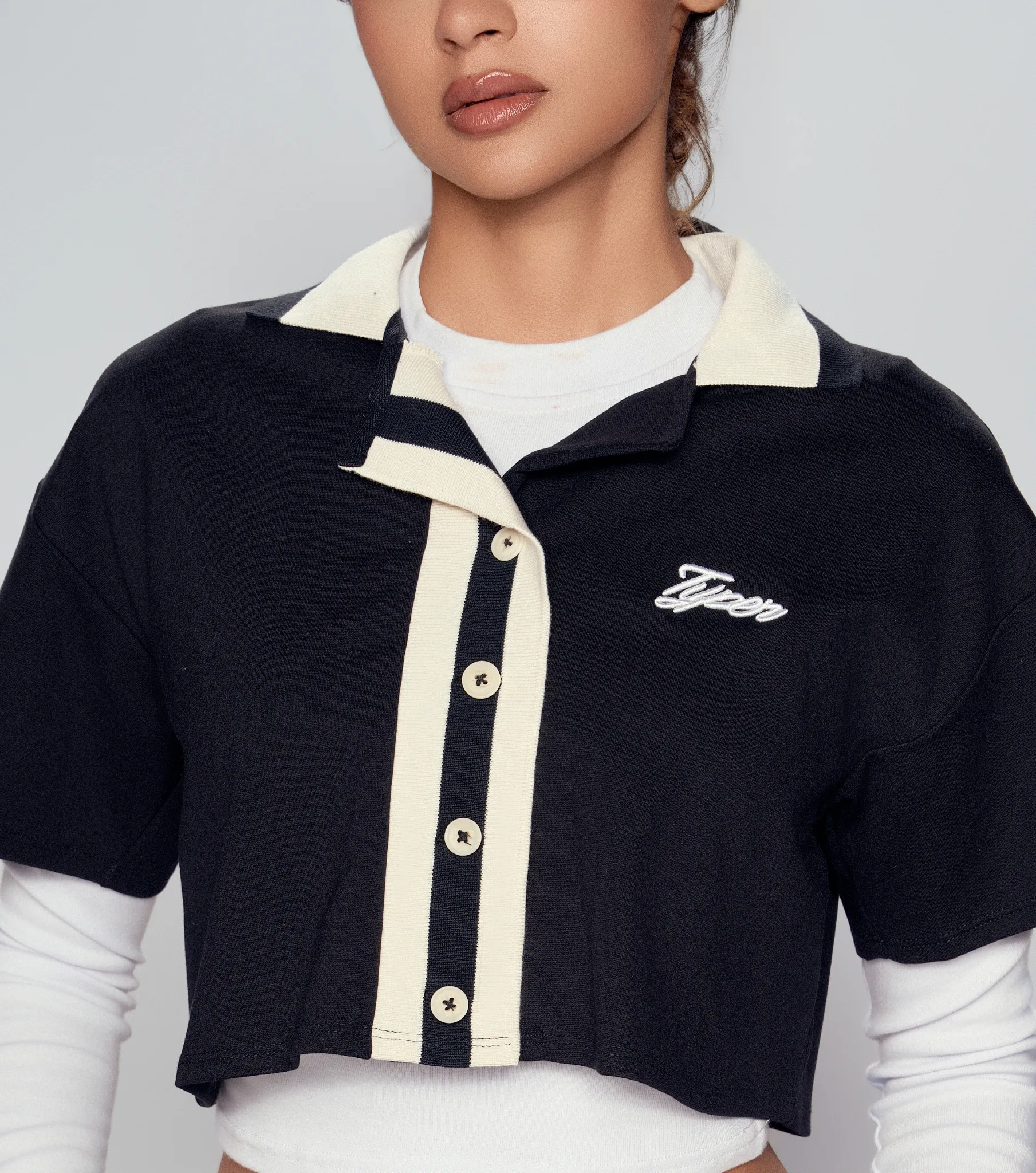 Mika Blusa Boxy Con Tejidos Typer 834487 