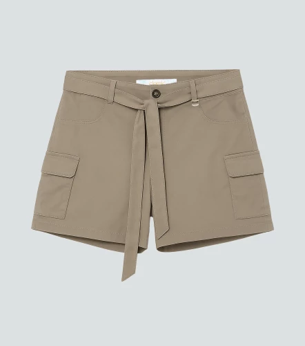 Short Para Mujer Tipo Cargo Unicolor Ivonne DerekKQ