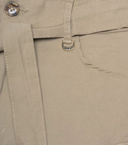 Short Para Mujer Tipo Cargo Unicolor Ivonne DerekKQ