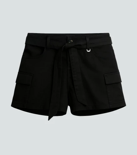 Short Para Mujer Tipo Cargo Unicolor Ivonne DerekNG