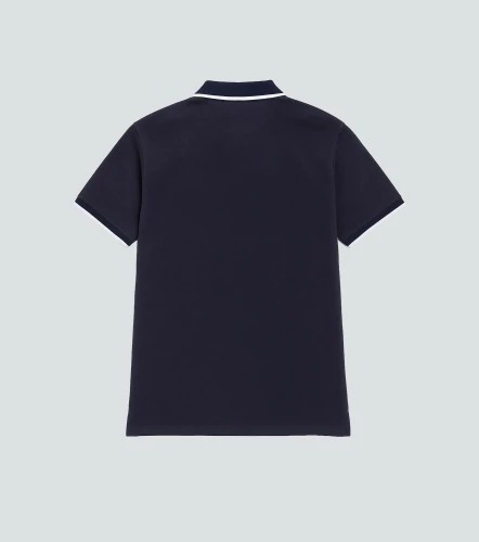 Slim Julian Polo Unicolor Con Bordado UnserAZ