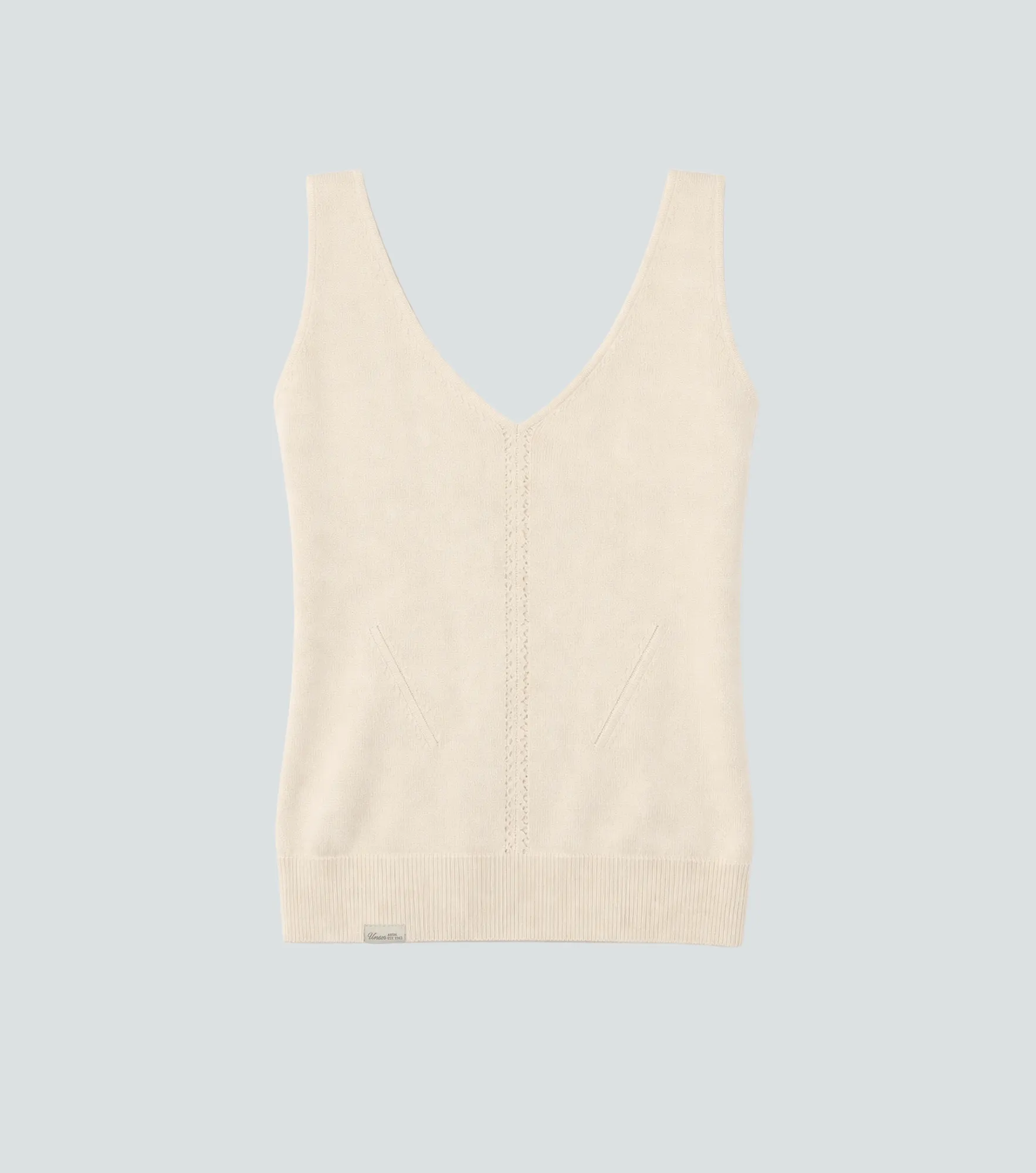 Raquel Blusa Tejida Unicolor De Tiras Con Decorado Unser 837128 AR