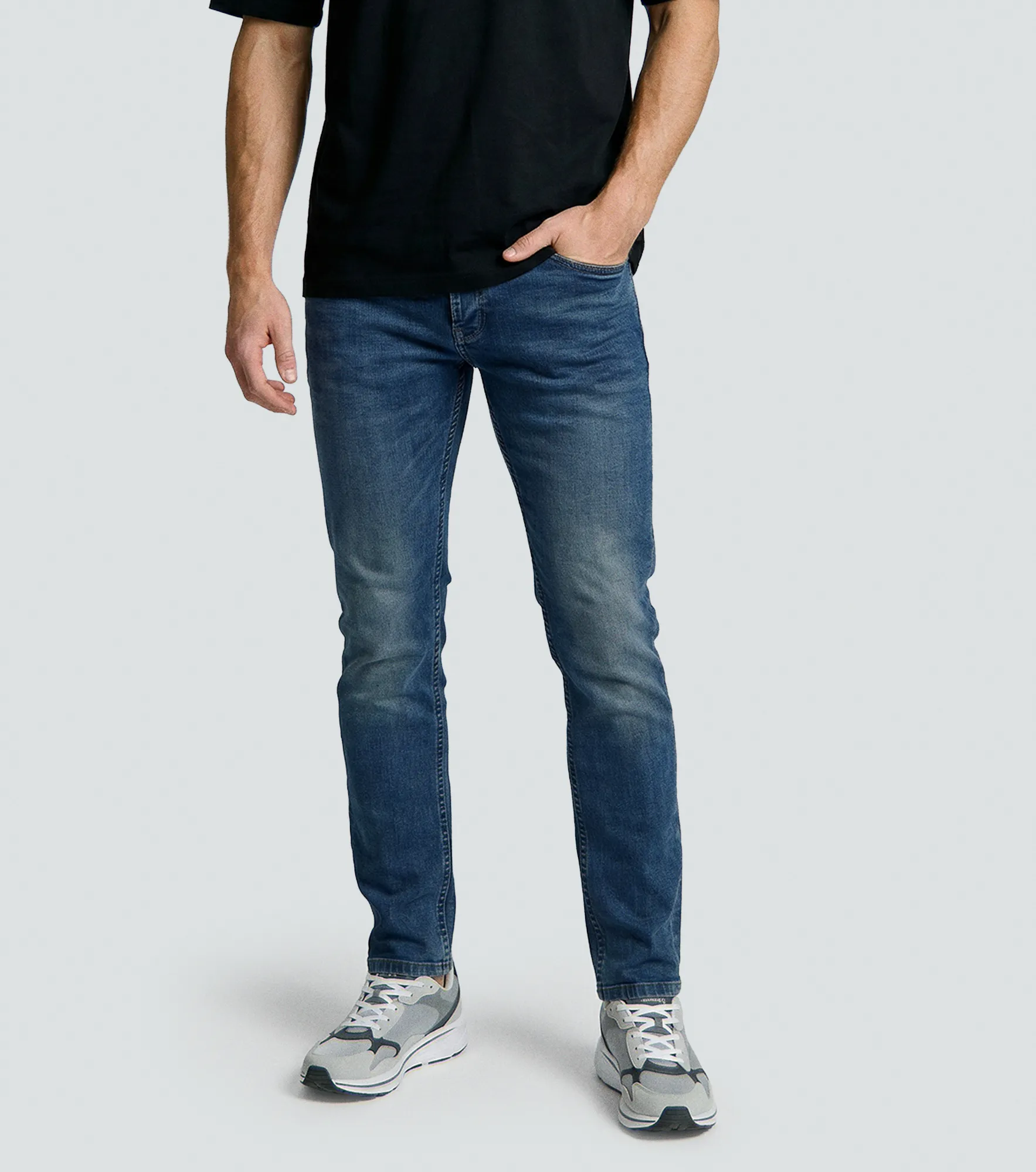 Jean Monastery 2000340160605 Tekstel Men DenimAZ