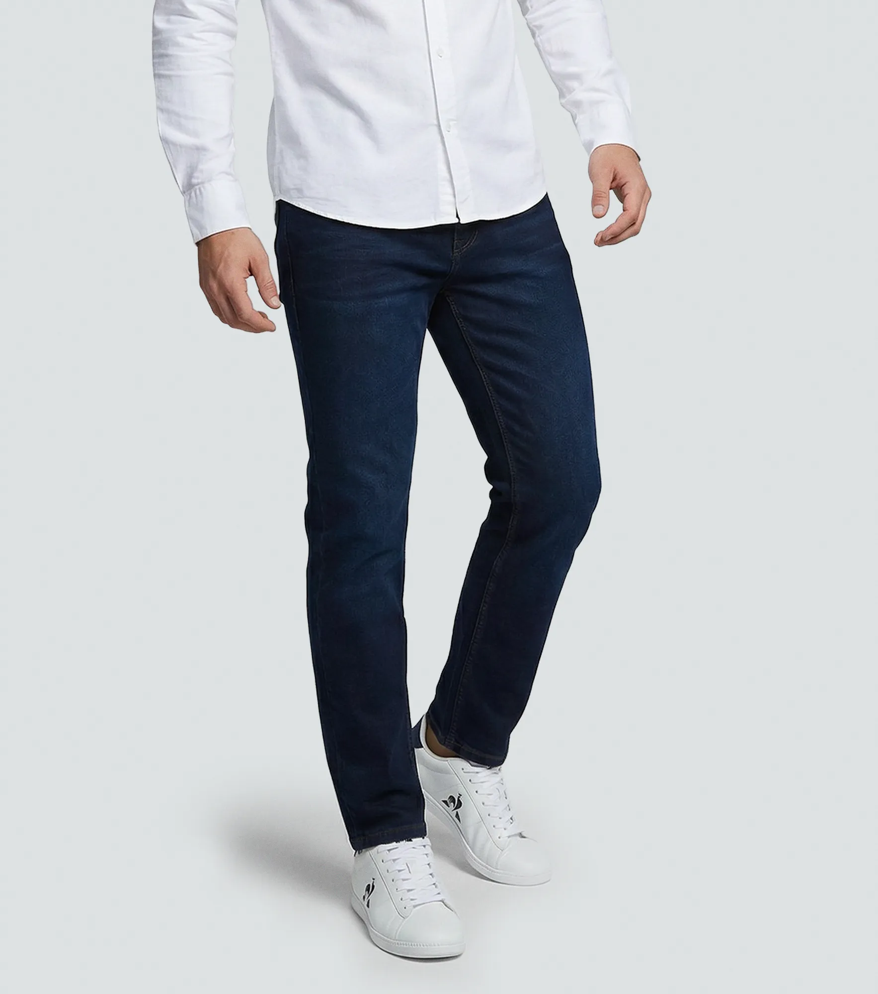 Stell Neitan Jean Tono Oscuro Con Destape De Color Y Cremallera Unser 836160 AZ