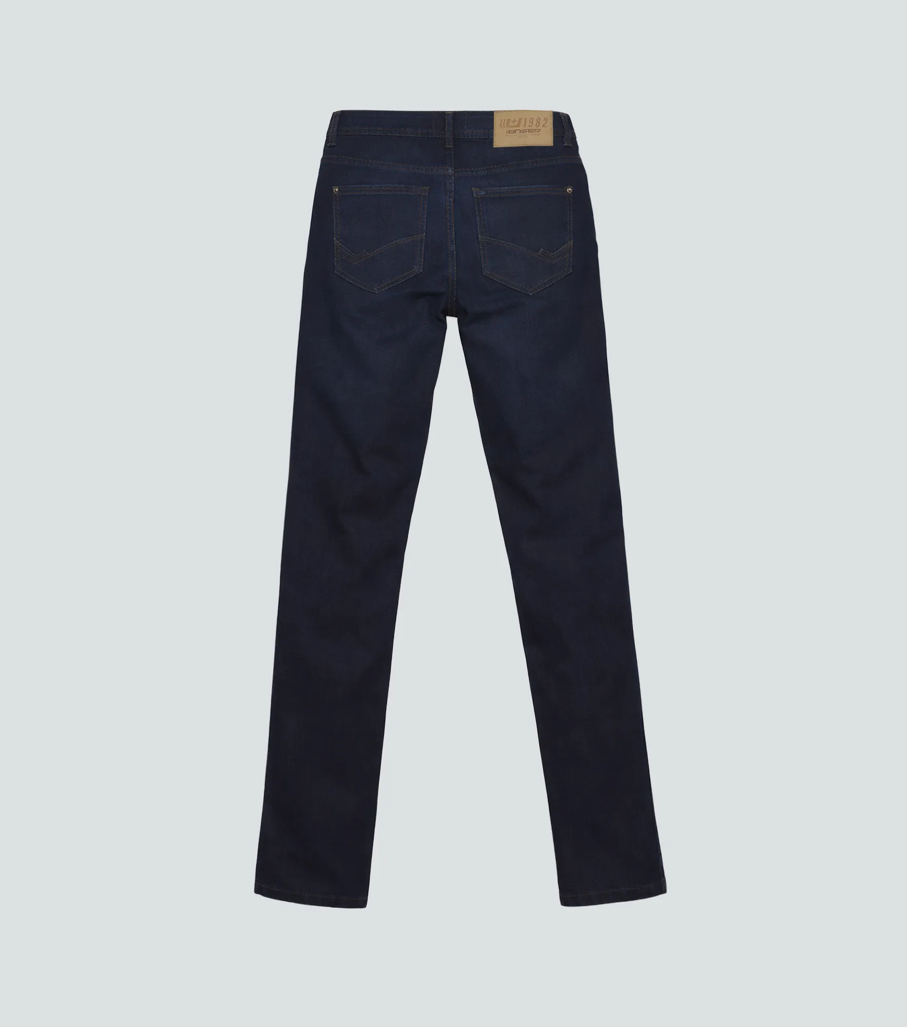 Stell Neitan Jean Tono Oscuro Con Destape De Color Y Cremallera Unser 836160 AZ