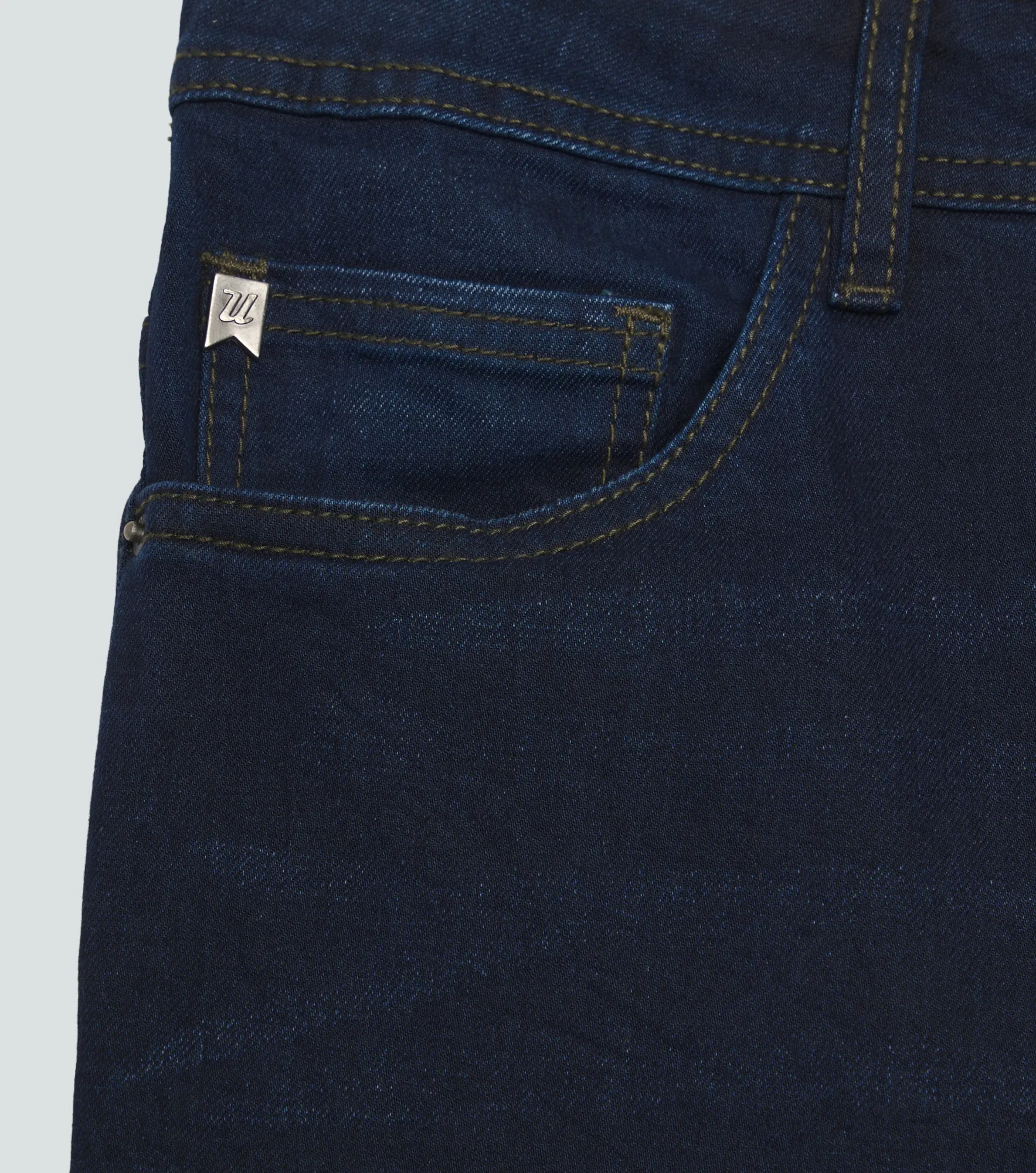 Stell Neitan Jean Tono Oscuro Con Destape De Color Y Cremallera Unser 836160 AZ