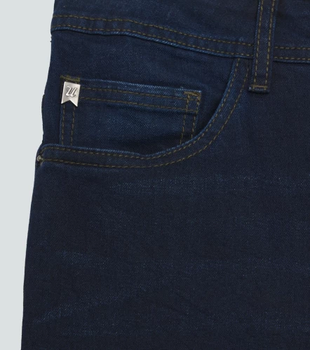 Stell Neitan Jean Tono Oscuro Con Destape De Color Y Cremallera UnserAZ