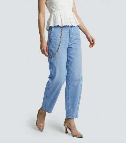 Jean Para Mujer Barcelona Taliana Jean Tipo Barrel DerekAZ