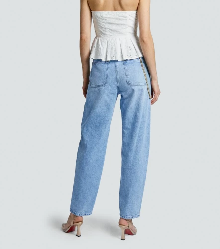 Jean Para Mujer Barcelona Taliana Jean Tipo Barrel DerekAZ