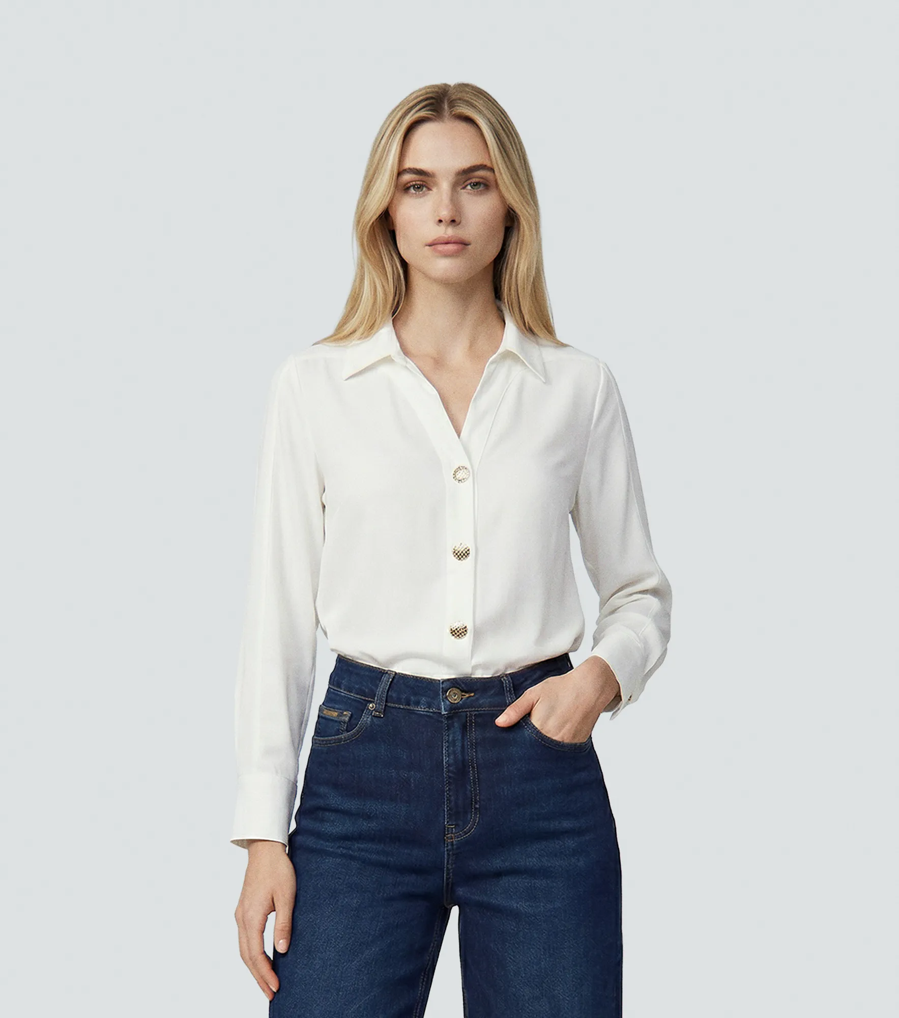 Blusa Camisera Para Mujer Amparo Derek 837795 BL