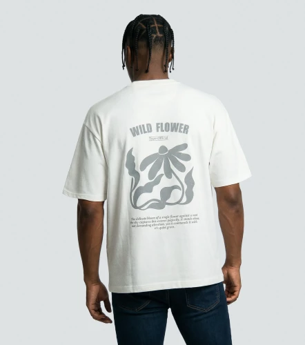 Ney Tshirt Oversized Estampada Y Bordada TyperBH