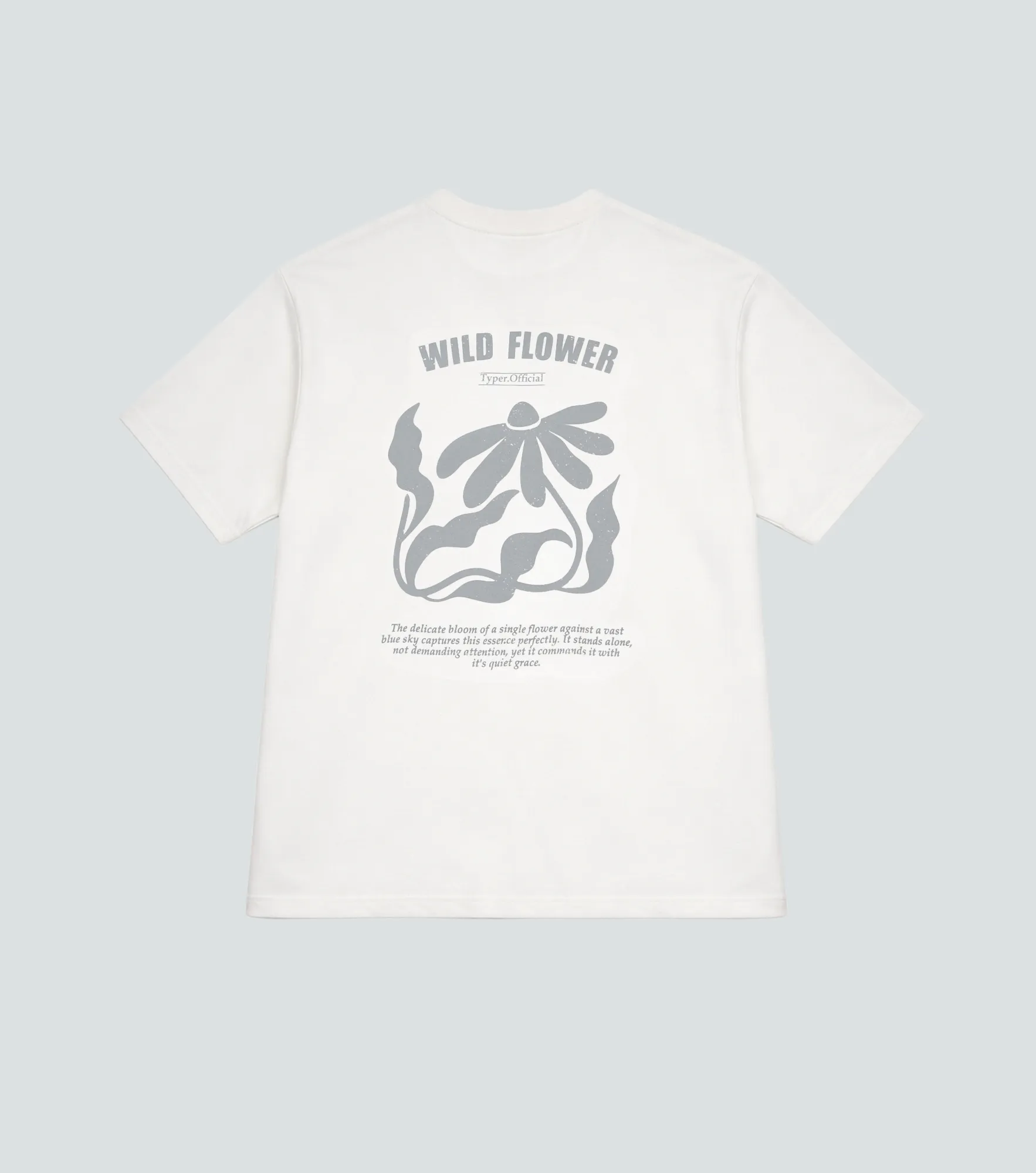 Ney Tshirt Oversized Estampada Y Bordada Typer 836592 BH