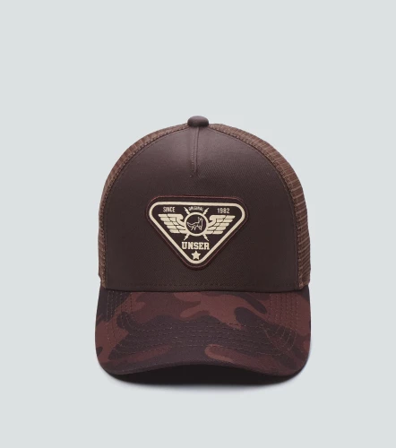 Dilan Gorra Con Print Militar Cafe UnserCF