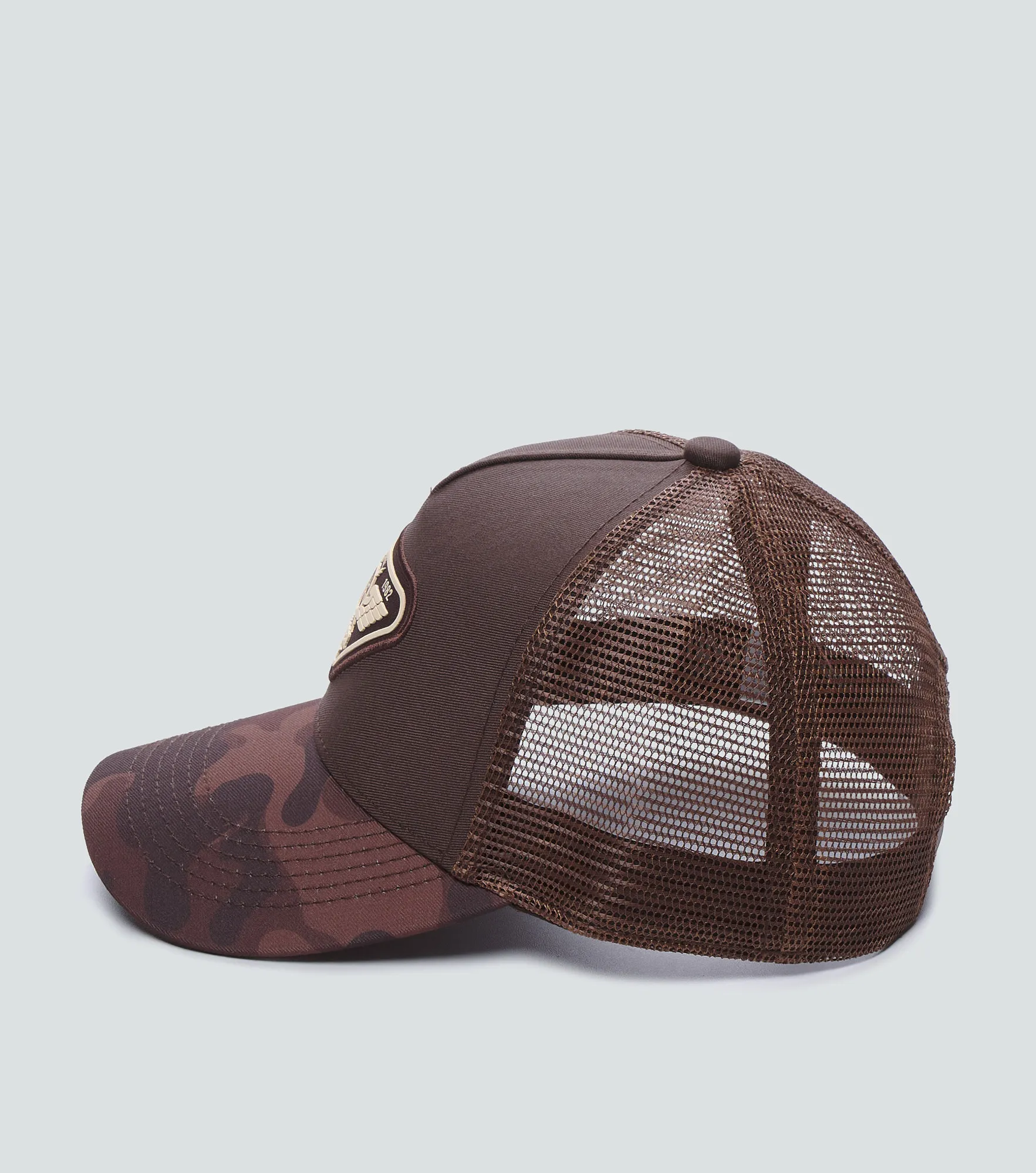 Dilan Gorra Con Print Militar Cafe Unser 837221 CF