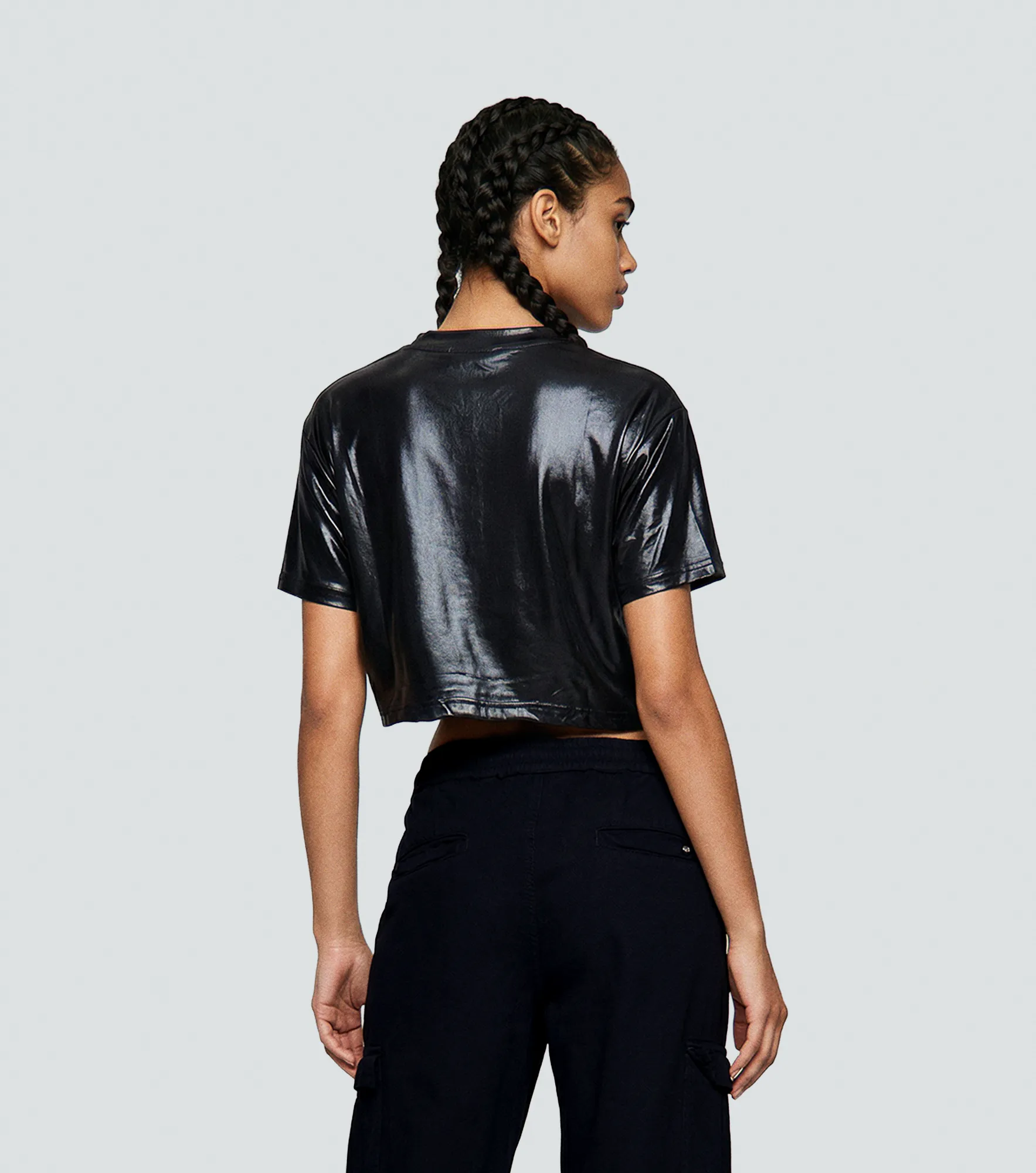 Crop Top Clemont Platinato 132987 NG