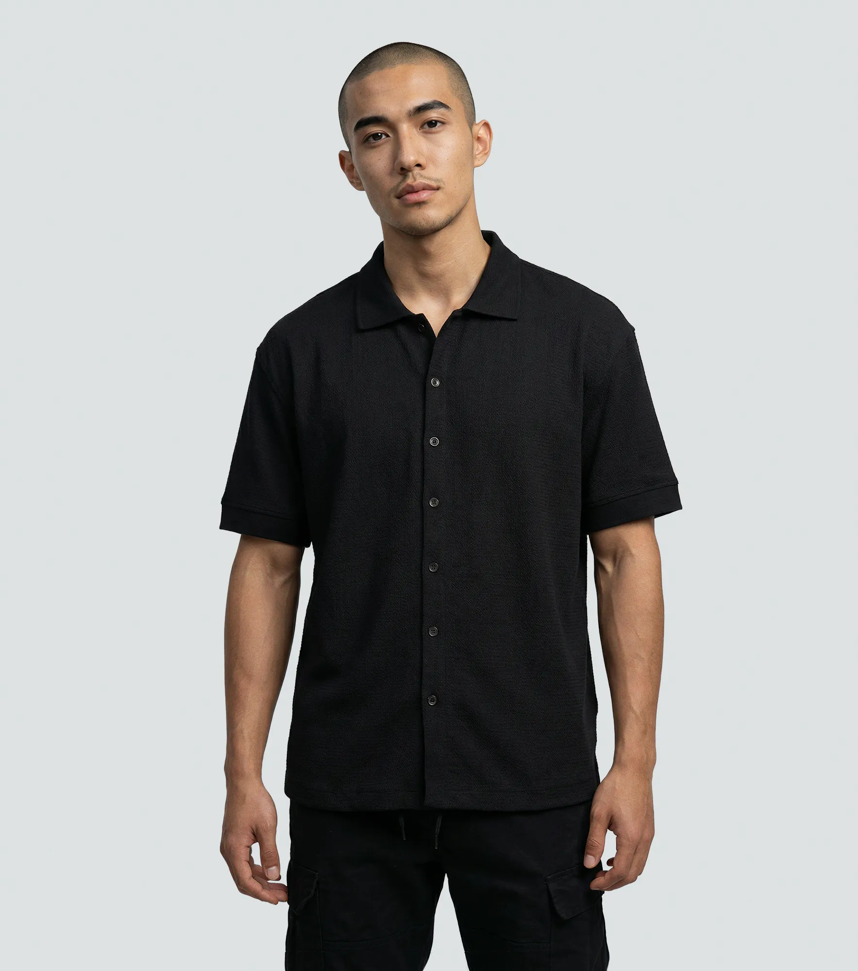 Anng Camisera Oversize Con Tejidos TyperNG