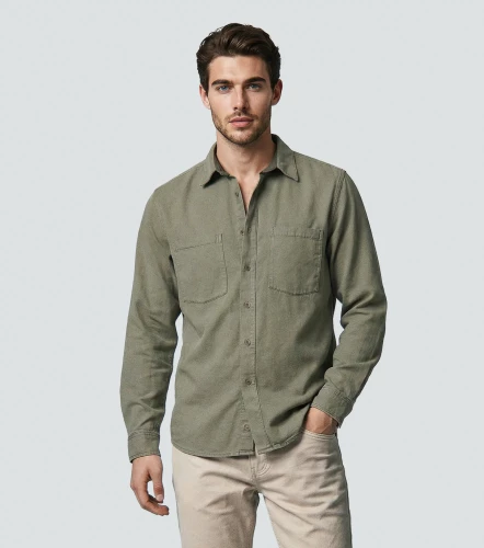 Comfort Matias Camisa M L Unicolor Con Bolsillos UnserVD